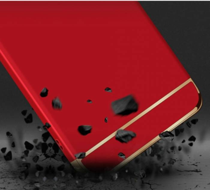 Husa protectie pentru Samsung Galaxy J3 2017 Luxury Red Plated