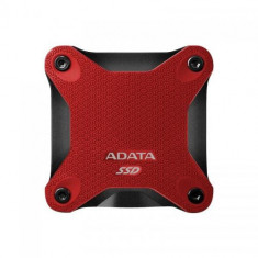 Adata SSD SD600 3D NAND, 256GB, USB 3.1, red foto