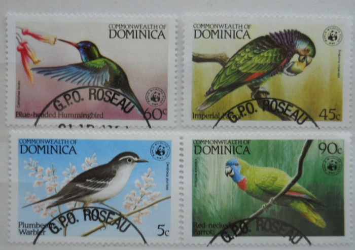 DOMINICA SERIE PĂSĂRI