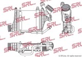 Intercooler Mercedes Clasa C, Clasa CLS, Clasa E, motor: 1.5 T, 2.0 T, intercooler - racire apa, 207x197x64, SRLine, Aluminiu/ Plastic brazat,