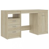 Cumpara ieftin Birou, stejar Sonoma, 140 x 50 x 76 cm, lemn prelucrat