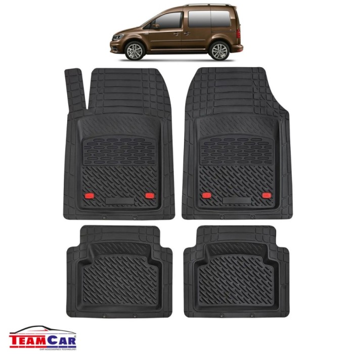 Covorase Auto TeamCar&reg; Tip Tavita Compatibile Volkswagen Caddy 4 (SA) Van, Combi (2015&ndash;2020)