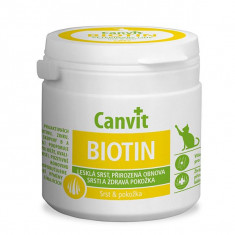 Canvit Biotin - pentru blana sanatoasa si stralucitoare de pisici 100 tbl. / 100 g