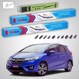 Cumpara ieftin Ștergătoare Honda Jazz Gen IV (GK3/GK5) Hatchback 2015-prezent | Set Față și Spate Flat Premium &ndash; TeamCar&reg;