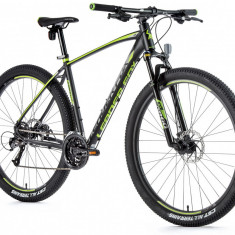 MTB 29 inch Leader Fox Esent, 21 viteze, furca Zoom, Disc-cadru 18"-verde