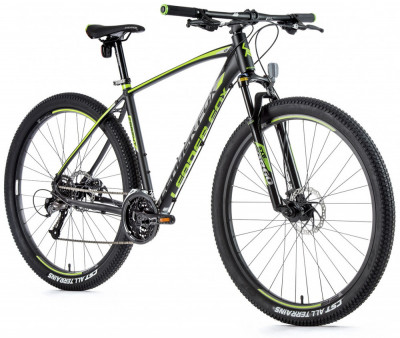 MTB 29 inch Leader Fox Esent, 21 viteze, furca Zoom, Disc-cadru 18&amp;quot;-verde foto