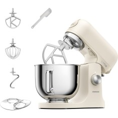 Robot de bucatarie KENWOOD kMiX KMX751ACR, 1000 W, vas inox 5 l, 6 trepte viteza, 3 accesorii patiserie, functie amestecare delicata, functie pornire