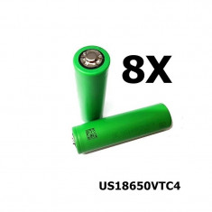 Sony VTC4 Murata US18650VTC4 2100mAh - 30A Set 8 Buca?i, Tip Button Top foto
