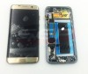 Display LCD cu Touchscreen si Rama Gold Original Samsung Galaxy S7 Edge G935F