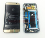LCD+Touchscreen cu Rama Samsung Galaxy S7 edge / G935F GOLD original