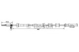 Senzor ABS / turatie roata PEUGEOT PARTNER caroserie (5) (1996 - 2012) BOSCH 0 265 007 883