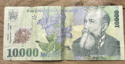 (BNK A) Romania bancnota 10000 lei 2000 polimer foto