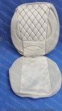 Huse scaune din material textil gri