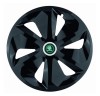 Set 4 capace roti pentru Skoda Nou Verde, model Roco Black, R14