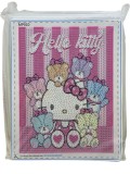 Tablou Hello Kitty cu rama de lemn, pictura cu diamante, goblen cu pietre