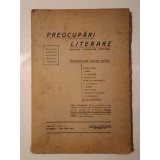 Vladimir Streinu - Preocupări literare, Anul VIII, Nr. 1-2 (1943)