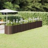 Cumpara ieftin Strat &icirc;nălțat grădină 512x80x68 cm oțel vopsit electrostatic