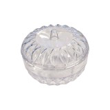 Cumpara ieftin Recipient pentru zahar cu capac, din plastic, transparent, Y232, 120 x 100 mm