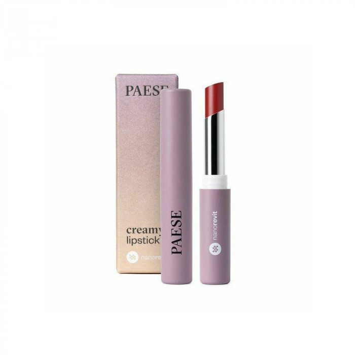 Ruj cremos Paese Nanorevit Creamy Lipstick, 4.3g - 16 Retro Red