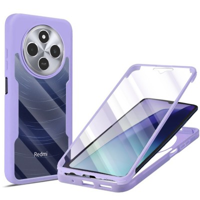 Techsuit - ColorVerse 360 Series + Screen Protector - Xiaomi Redmi 14C / Poco C75 - Purple foto
