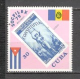 Cuba.1979 Posta aeriana-Expozitia filatelica SOCFILEX SC.653