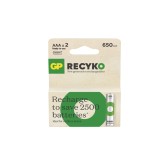 Set 2 baterii reincarcabile AAA / R03 Ni-MH GP ReCyko 650mAh