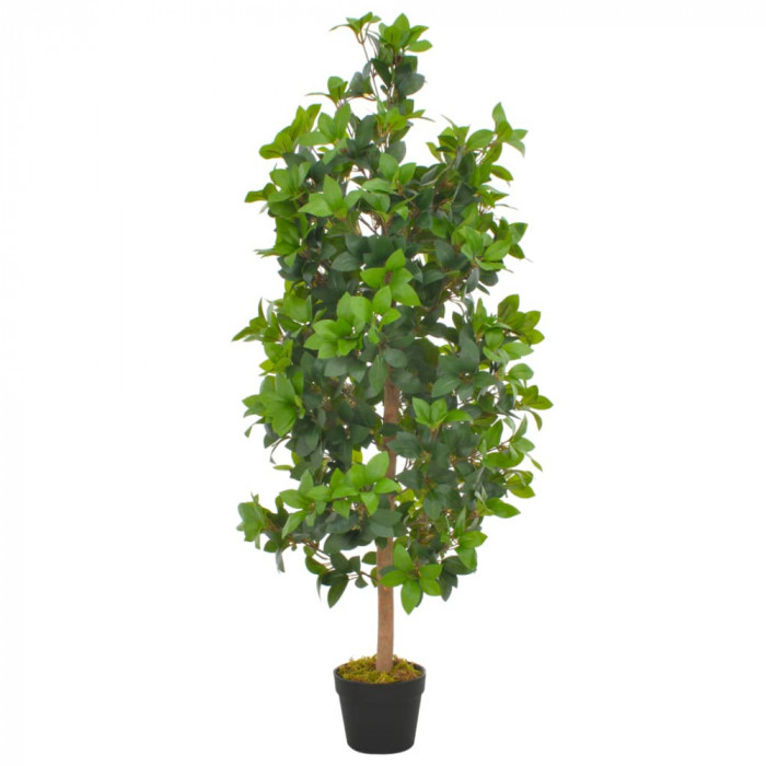 Planta artificiala dafin cu ghiveci, verde, 120 cm GartenMobel Dekor