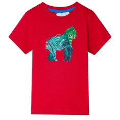 Tricou pentru copii, roșu, 128 foto