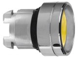 Comutator Apăsare 22mm Galben Poziție Stabilă
