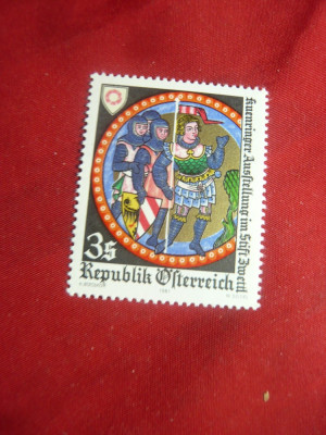 Serie Austria 1981 - Cavaleri medievali , 1 valoare foto