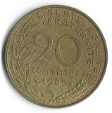 Monedă Franța 20 centimes 1985