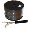 Cablu profesional mono pentru microfon, 6 mm, 100 m, Negru, Azusa