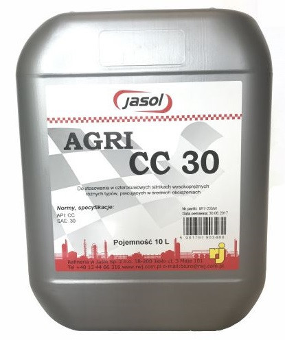 Ulei Motor RWJ Jasol Agri CC 30 10L JAS. AGRI CC 30 10L