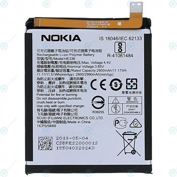 Nokia 3.1 Nokia 5.1 Baterie HE336 2900mAh BPES200001S foto