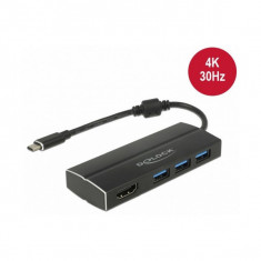 Adaptor USB C la HDMI DELOCK 63931 4K Negru foto