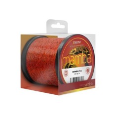 Nylon monofilament Delphin MAMBA Carp Fire 1200 m, camuflaj 3D 0.26 mm