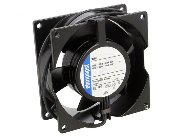 Ventilator AC Axial 115V 92x92x38mm 89m3/h 42dBA