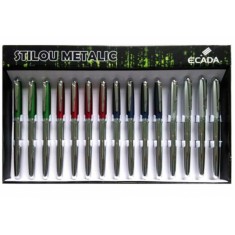 Stilou Metalic Ecada 93205, Penita Iridium Acunsa, Stilou Scolari, Stilou Scolar Stilouri Scolare, Stilou pentru Scoala, Stilou Metal, Stilou cu Patro foto