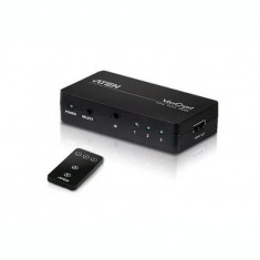 SWITCH video ATEN switch 3 device la 1 Monitor conector 1: HDMI (M) x 3; conector 2: HDMI (M) &amp;amp;quot;VS381-AT&amp;amp;quot; foto