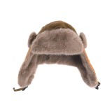 Caciula de iarna cu urechi si captuseala groasa din blanita