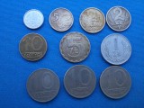 LOT MONEDE DIVERSE VALORI ANII 80, ANI DIFERITI,10 BUCATI /POLONIA