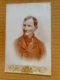 H169-Foto CDV veche anii 1900 Timisoara-Temeswar-Cabinet Fotografic de Arta-A.V. FUNK Jozsefstadt- Kirschengasse, stare buna, carton gros 16/11 cm.