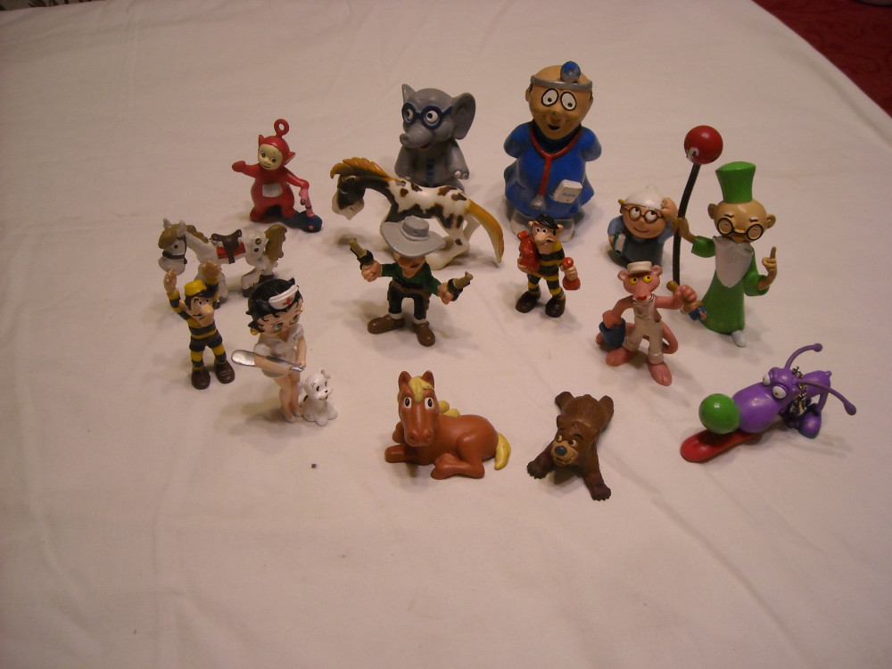 15 figurine desene animate - Bullyland - Lucky Luck, pantera roz | Okazii.ro