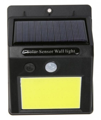 Lampa Solara Cu Senzor Miscare Si Acumulator Si LED COB foto