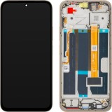 Display cu Touchscreen Oppo A6 4G, cu Rama, Auriu (Aurora Gold), Service Pack 621029000744