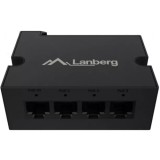Switch Lanberg DIN-FE4-AT-30W, 4 porturi 1000BASE-T PoE+, Unmanaged, maxiumum network link speed 100 Mbps, chipset Realtek - RTL8305NB, standar PoE 80