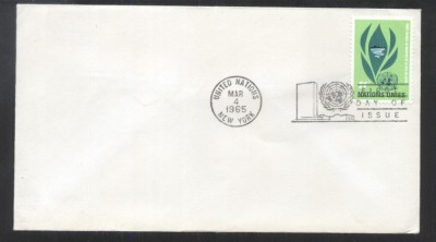 UN New York 1965 Cyprus Mi.151 FDC UN.287 foto