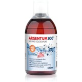 Aura Herbals Argentum 200 Collodial Silver 100 ppm tonic pentru curatare cu argint coloidal 500 ml