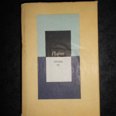 Platon - Opere volumul 6 (1989, editie cartonata)