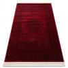 ORIENT 6039 covor visiniu / negru Cadru, rozetă, oriental, cu franjuri, 200x290 cm